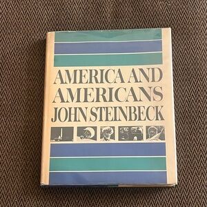 America And Americans by John Steinbeck (1966, Viking Press) ~ 1st Edition